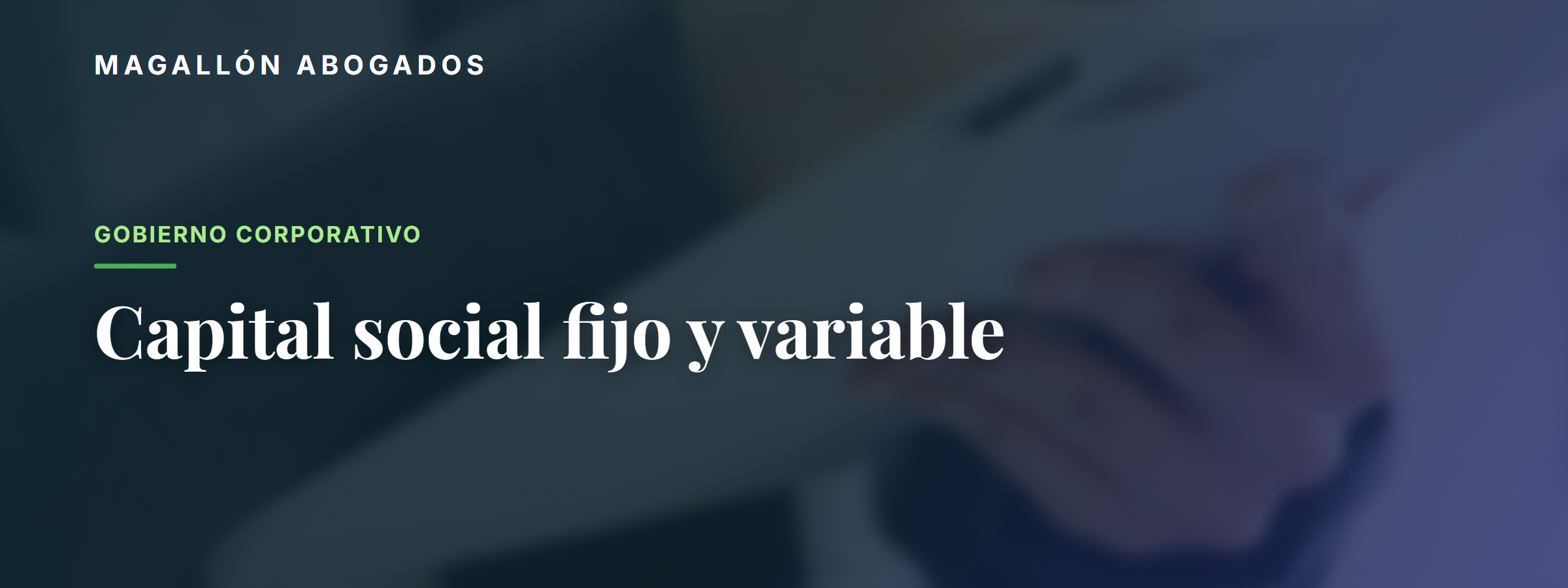 Capital social fijo y variable: para qué sirve la distinción