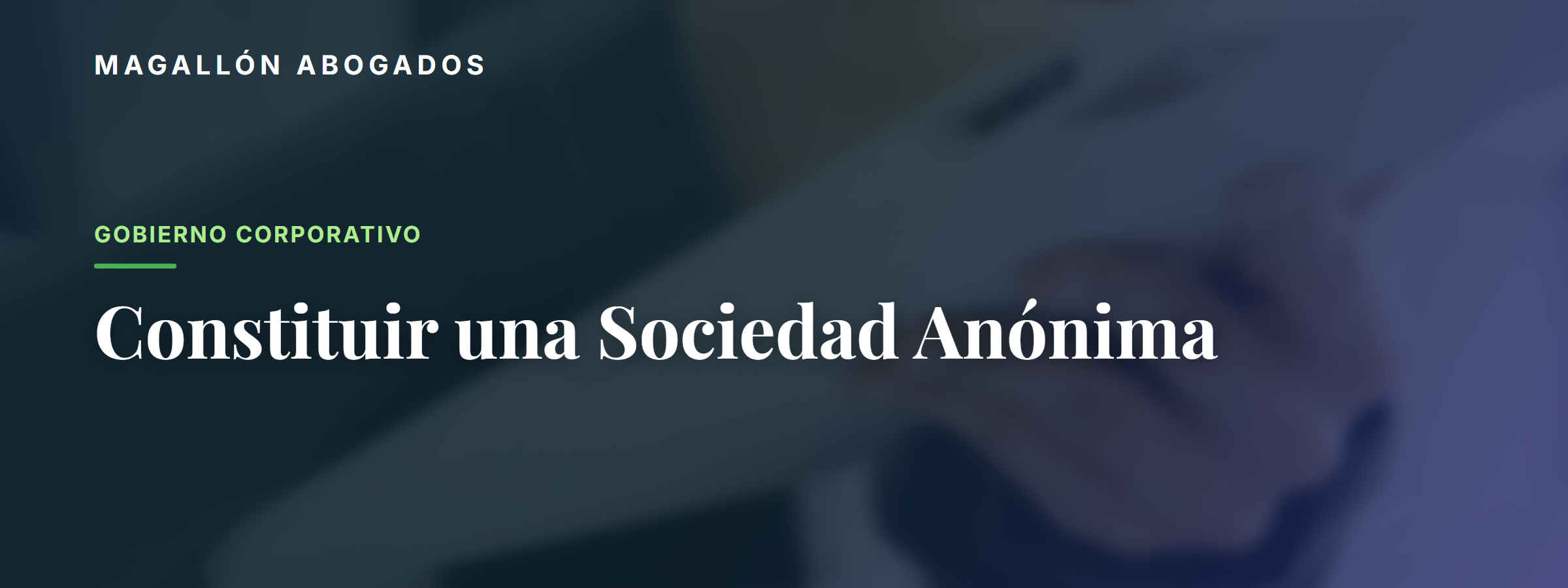 ¿Qué necesita una Sociedad Anónima para constituirse?